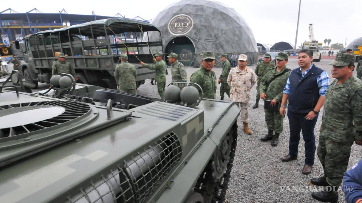 En Monclova avanzan preparativos de la exposición militar &quot;Pasión por Servir a México&quot;