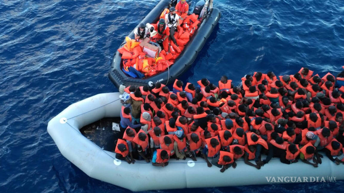 Rescatan a mil 200 migrantes en Canal de Sicilia