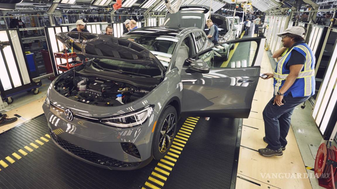 $!Volkswagen inició la producción de su primer vehículo eléctrico ensamblado en Estados Unidos en la planta de Chattanooga Tennessee.