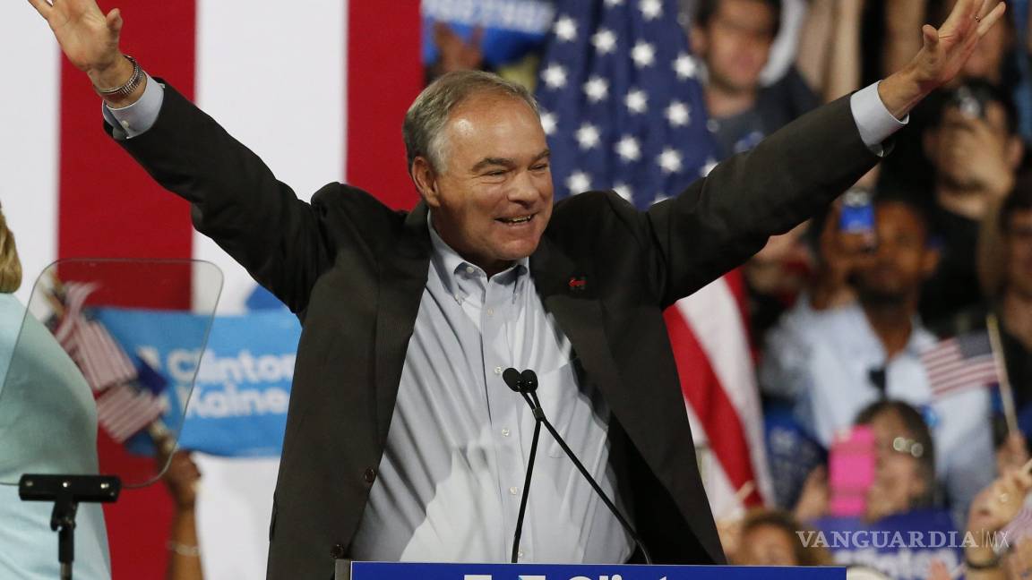 Kaine es todo lo que no es Trump: Hillary Clinton