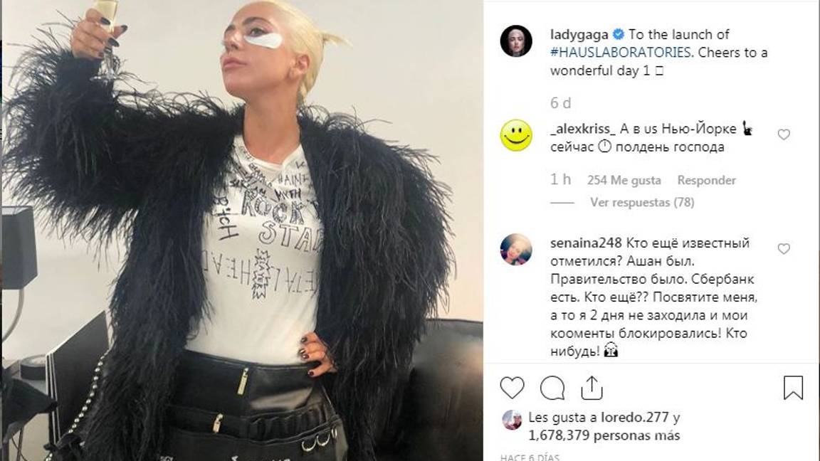 $!Lady Gaga es acosada por fans de Irina Shayk en Instagram