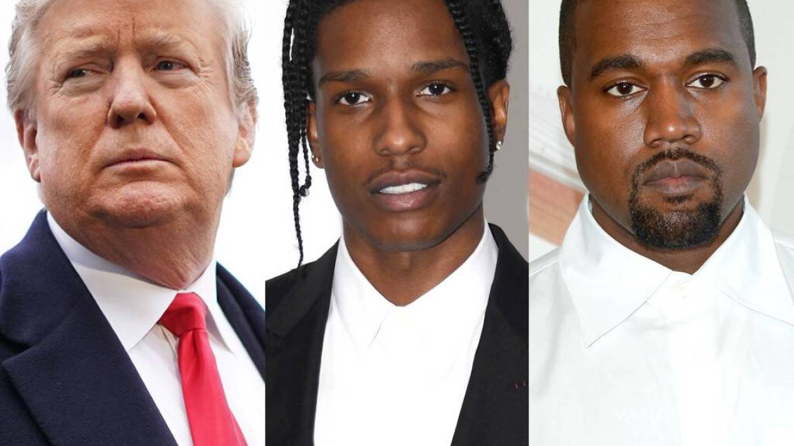 Trump y ‘Kimye’ se juntan para ayudar a liberar a A$AP Rocky