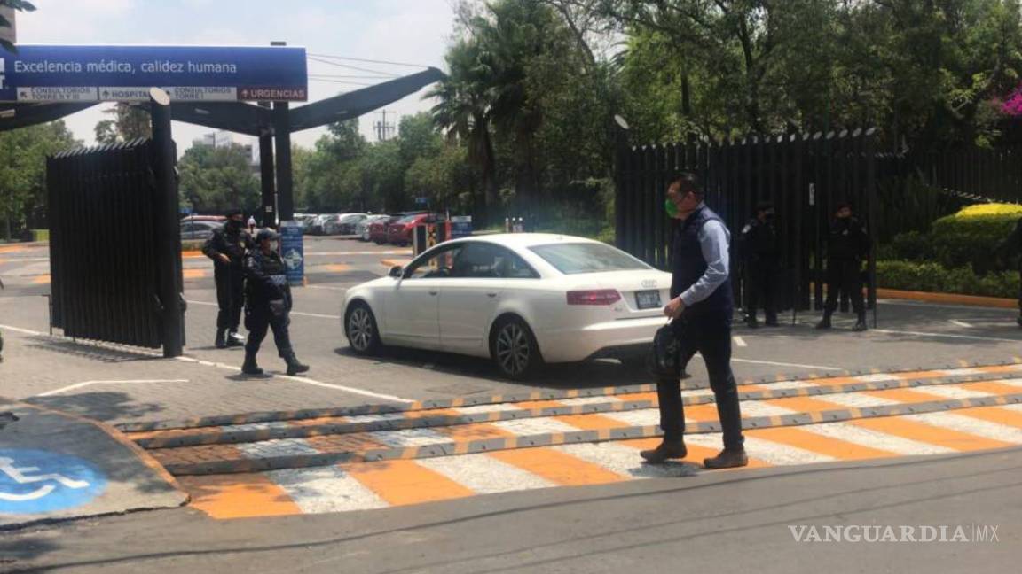 $!Redoblan seguridad en hospital donde convalece García Harfuch