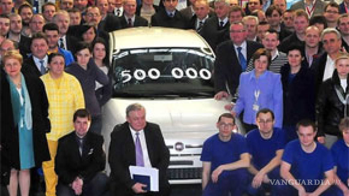 Se han fabricado 500, 000 unidades del Fiat 500