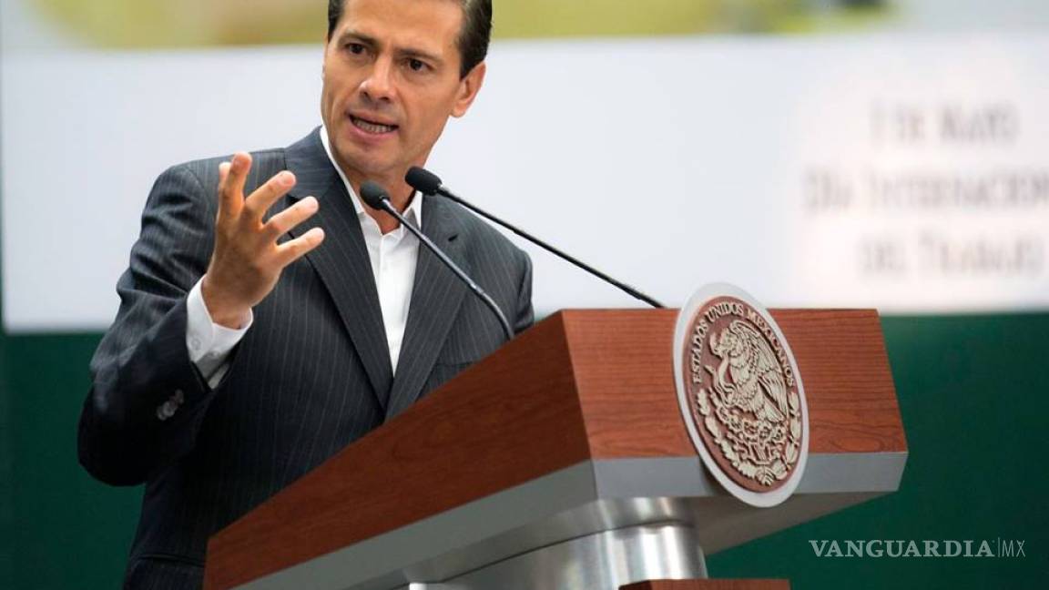 Más trabajadores están en la formalidad con sus derechos laborales: Peña Nieto