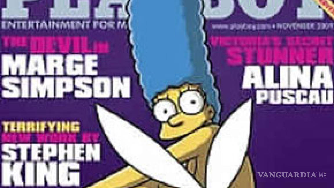 Marge Simpson, un éxito en Playboy
