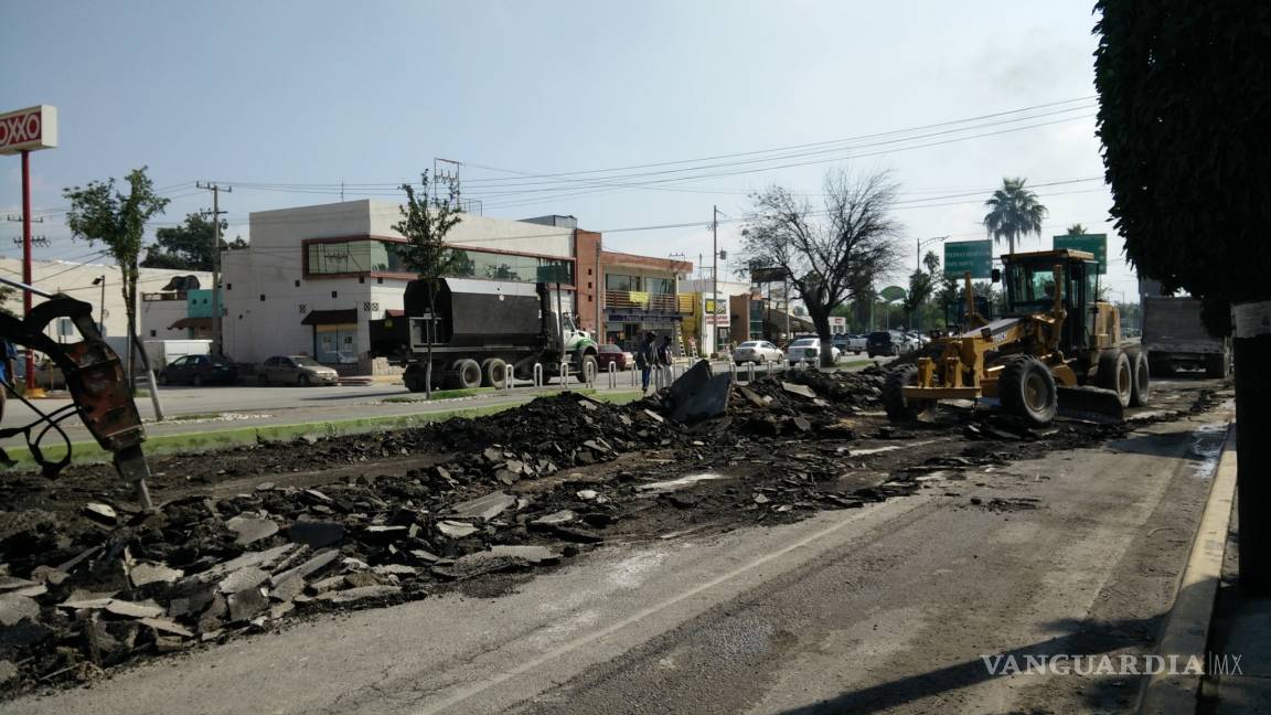 Ponen en marcha programa de mantenimiento de calles en Monclova