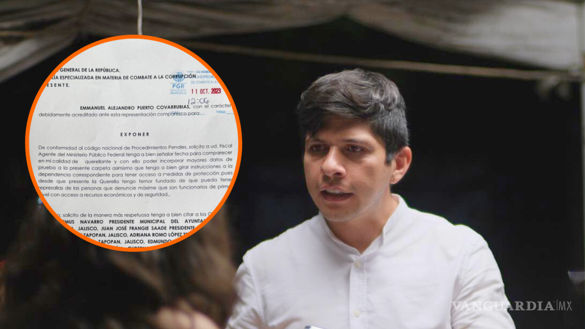Amenazan a Regidor de Morena por denunciar fraude millonario; alcaldes de Guadalajara y Zapopan son señalados