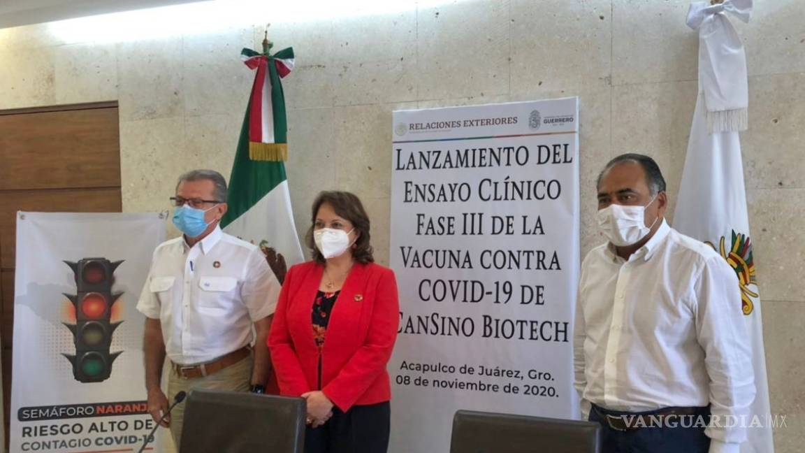 Inicia Acapulco ensayo de vacuna antiCOVID, candidata de la compañía China CanSino