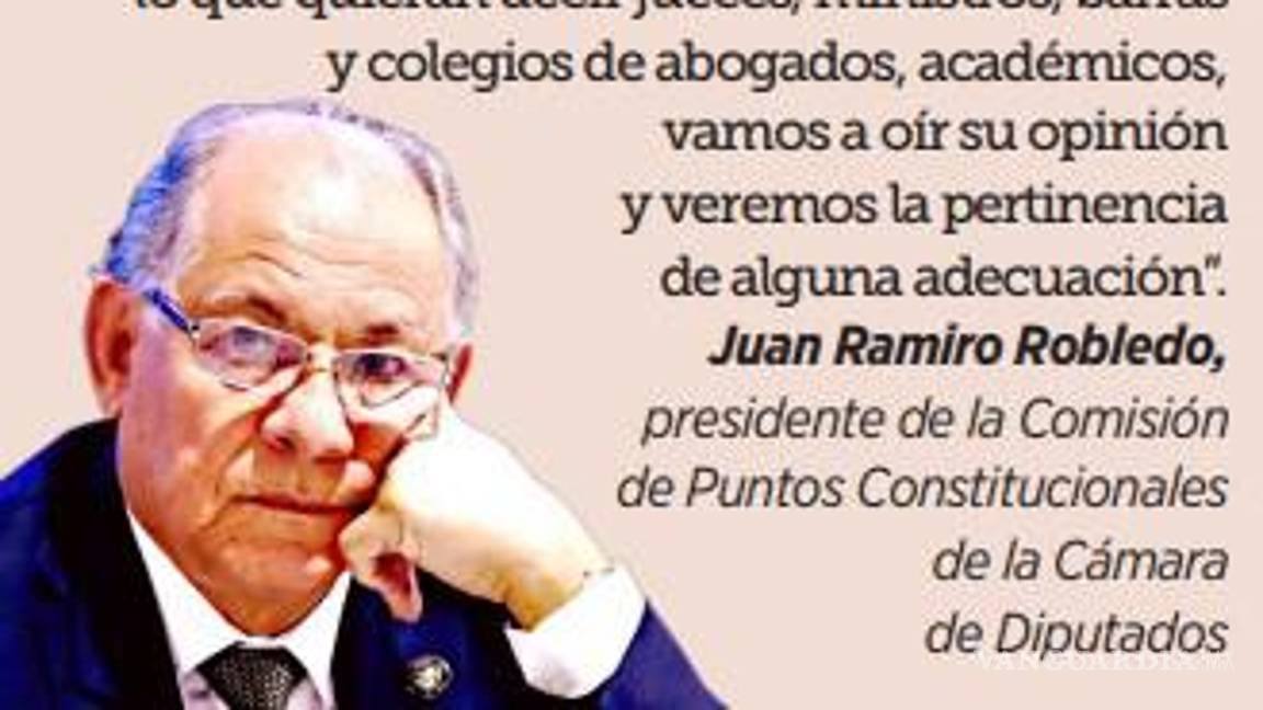 $!Afirma Juan Ramiro Robledo que los foros de la reforma judicial 'son para oír' no para debatir