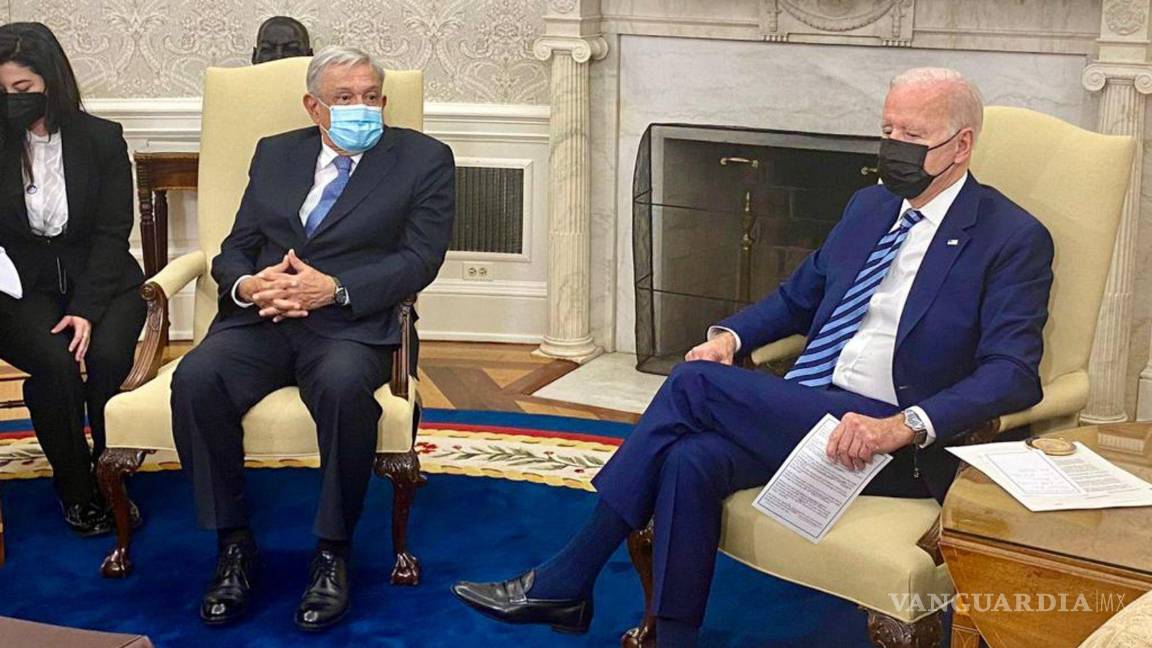 $!Andrés Manuel López Obrador, Presidente de México, se reunió con Joe Biden, Presidente de Estados Unidos, en la Casa Blanca. Cuartoscuro/Presidencia