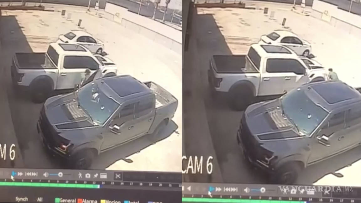 Intentan robar camionetas de lujo en Monclova
