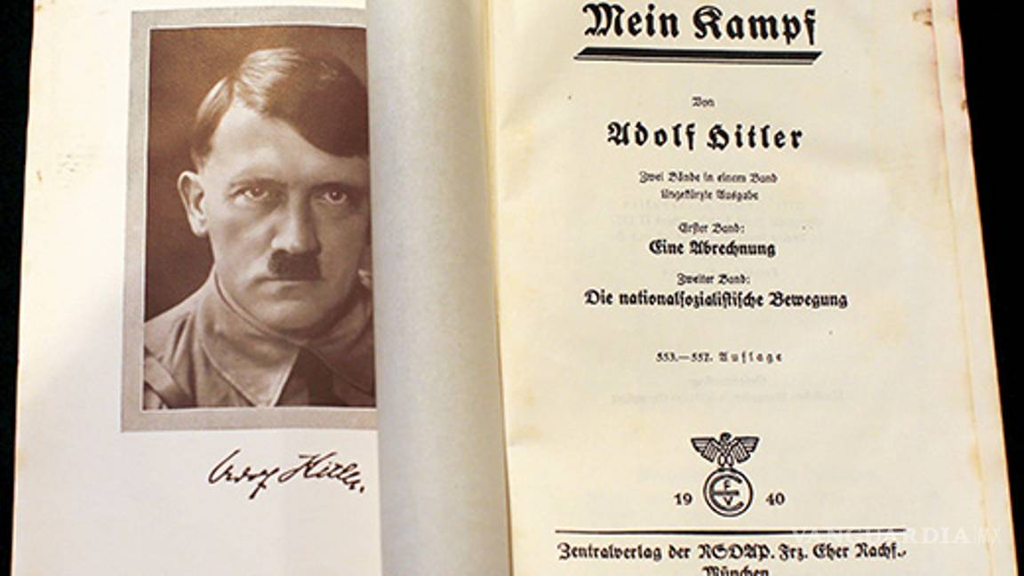 $!'Mi Lucha', de Hitler, regresa a las librerías alemanas en enero