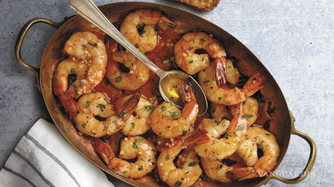 $!Camarones al ajillo.