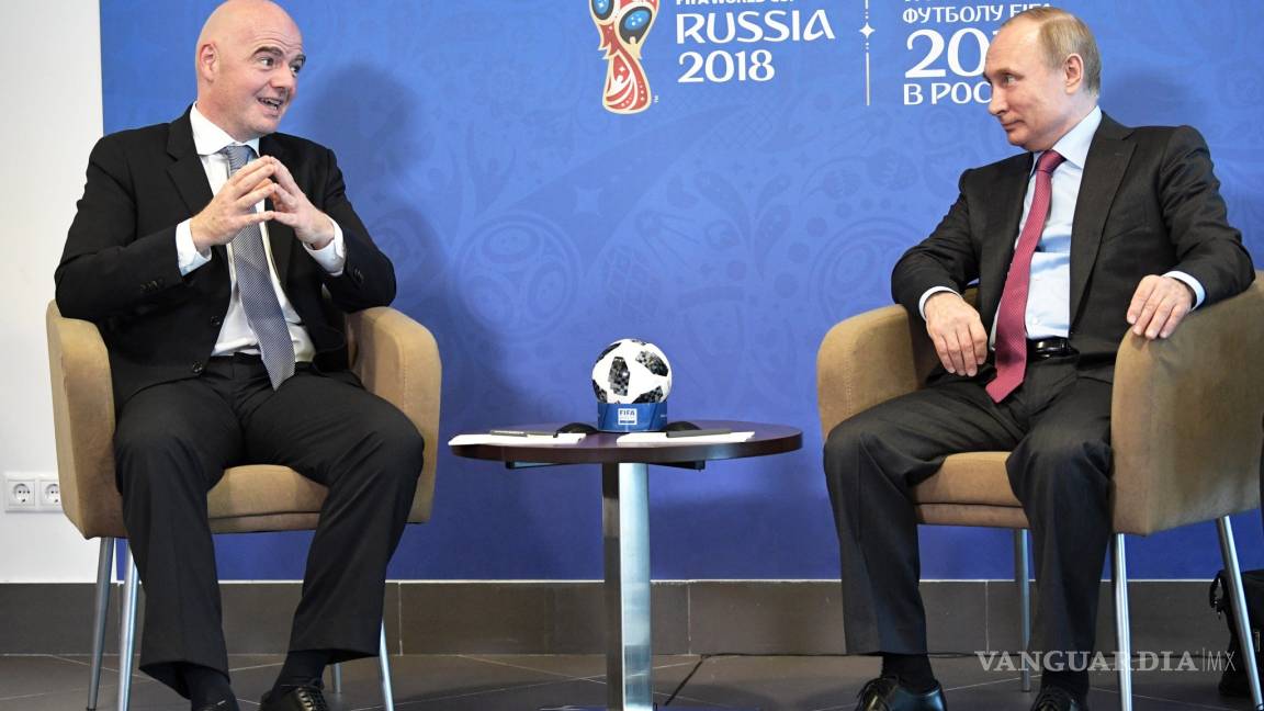 “Todo está listo para el Mundial”, Putin le dice a Infantino