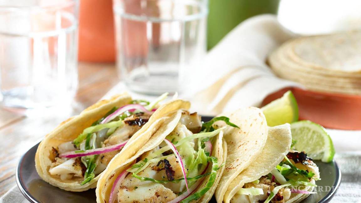 $!Tacos de pescado al cilantro y limón.