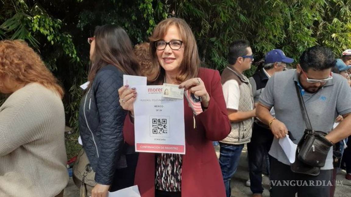 $!En Morena hay cabida para diversas ideologías: Yeidckol Polenvsky