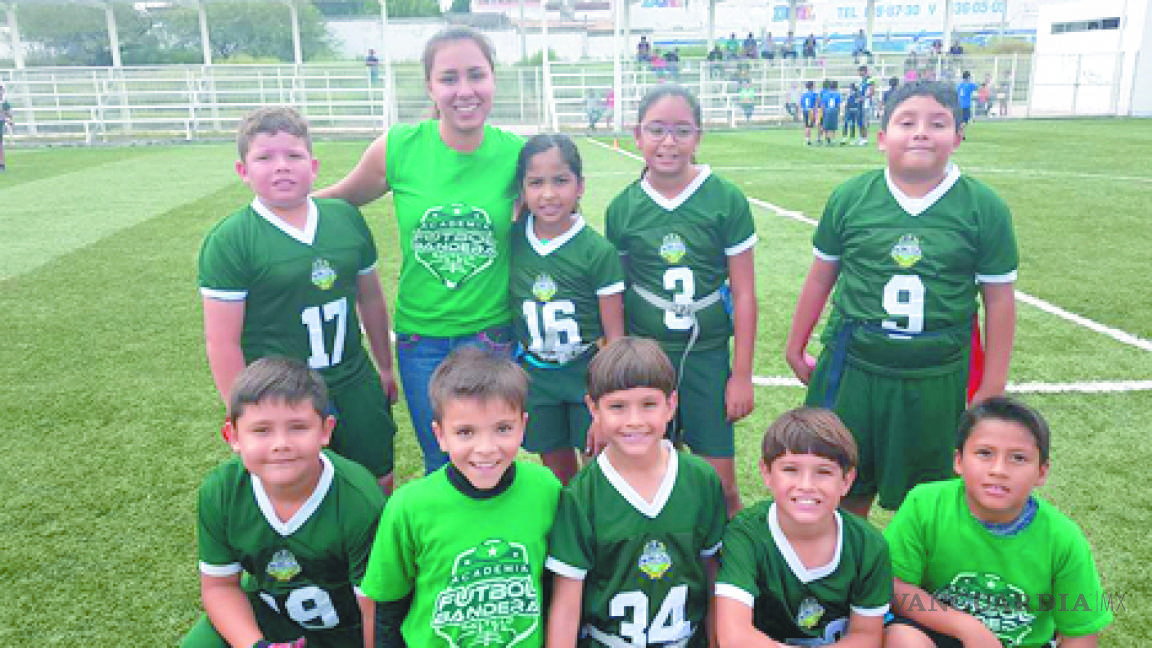 Academia Saltillo forja nuevos talentos de Futbol Bandera