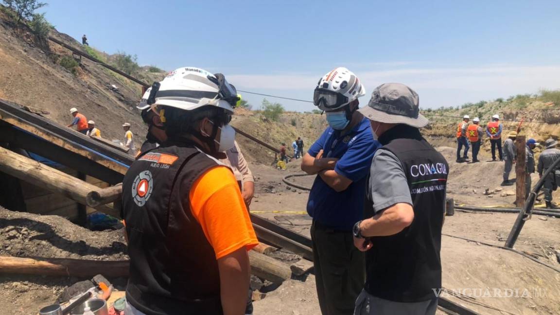 Elementos de Protección Civil de Nuevo León se suman a rescate en la mina Micarán