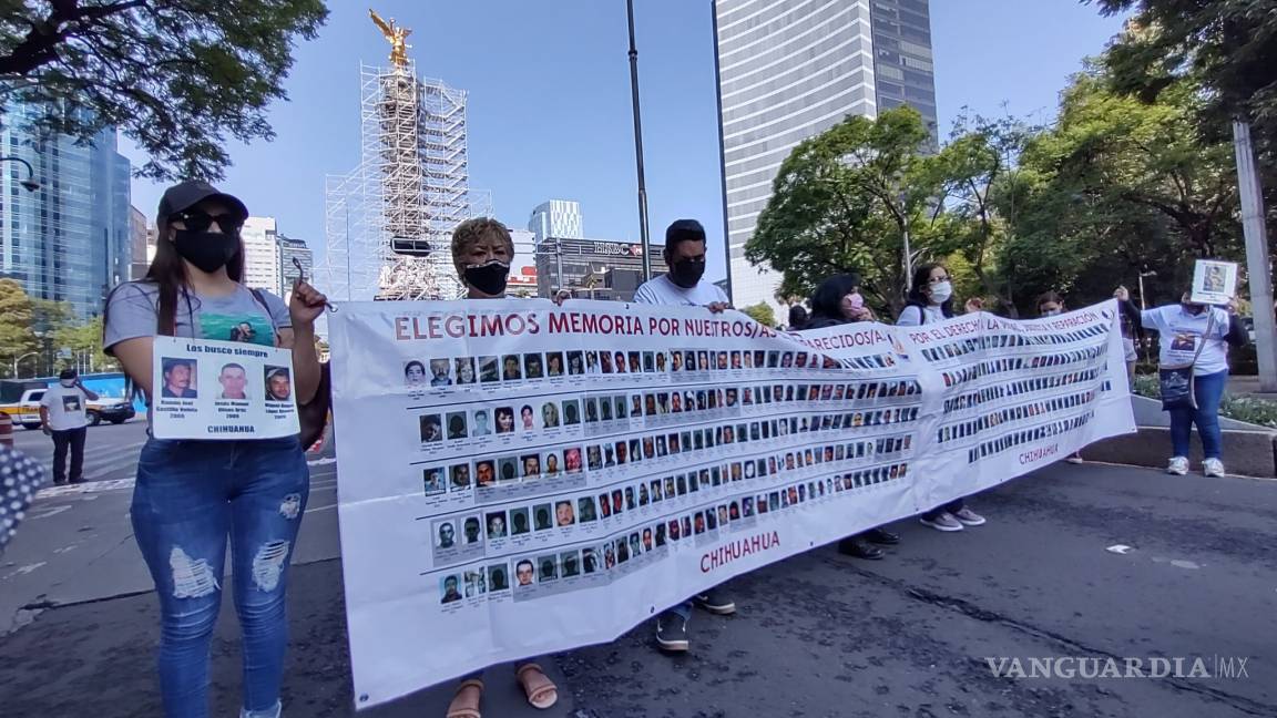 Madres y familiares de personas desaparecidas marcharon en la CDMX