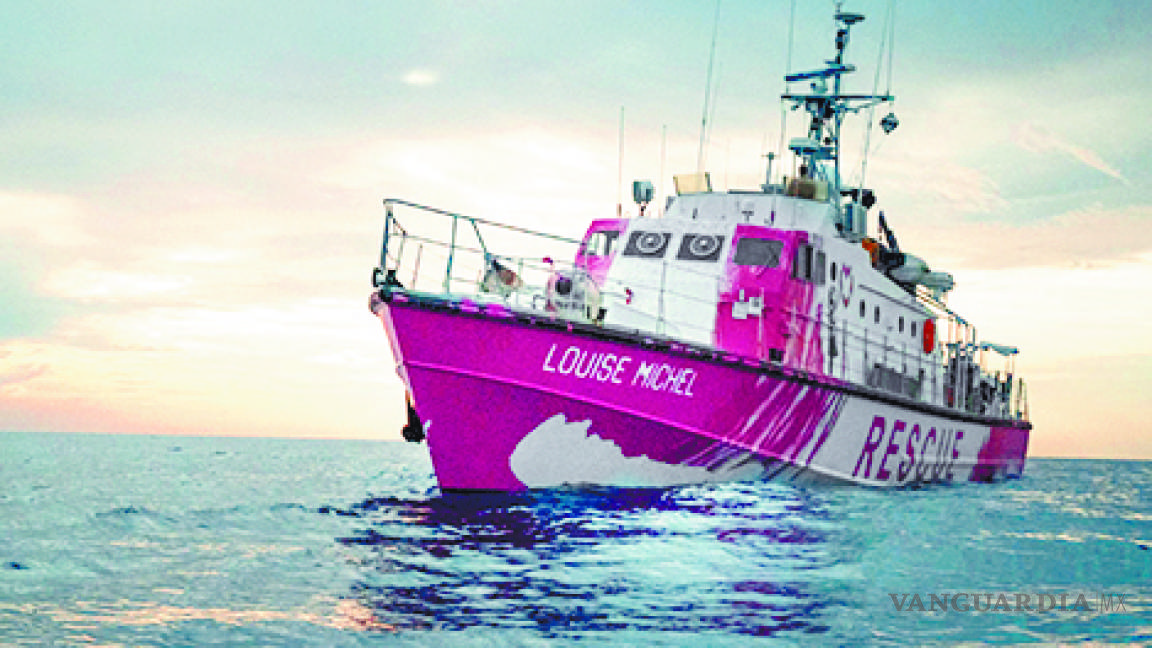 Banksy financia barco de rescate de refugiados