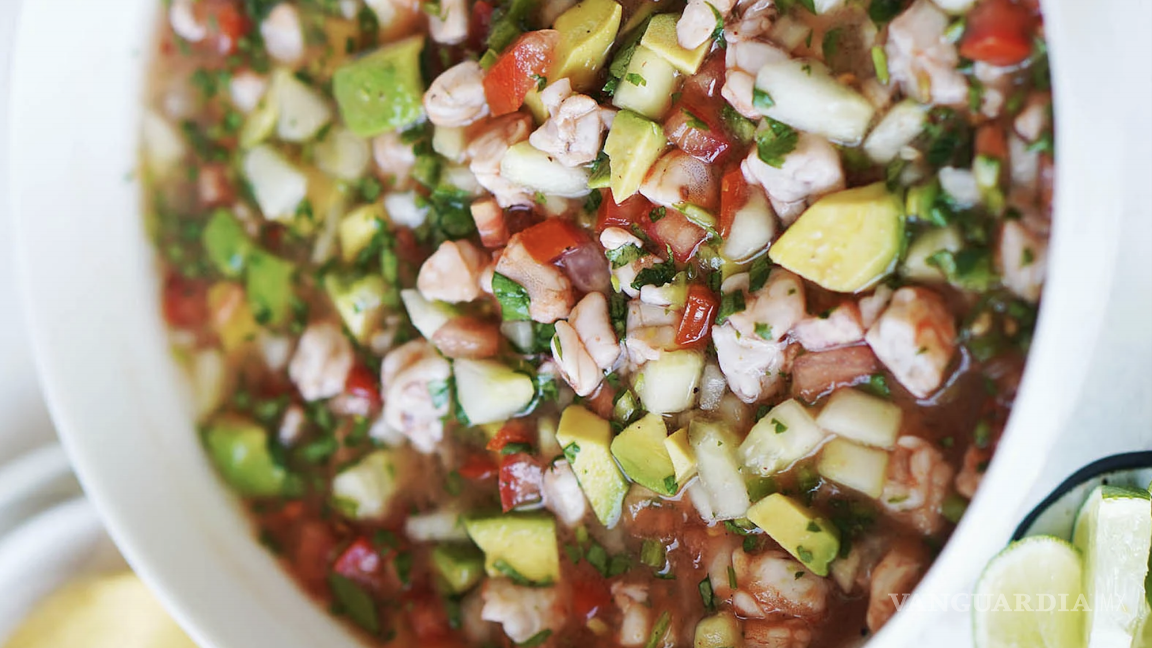 $!Receta 1. Ceviche de camarones