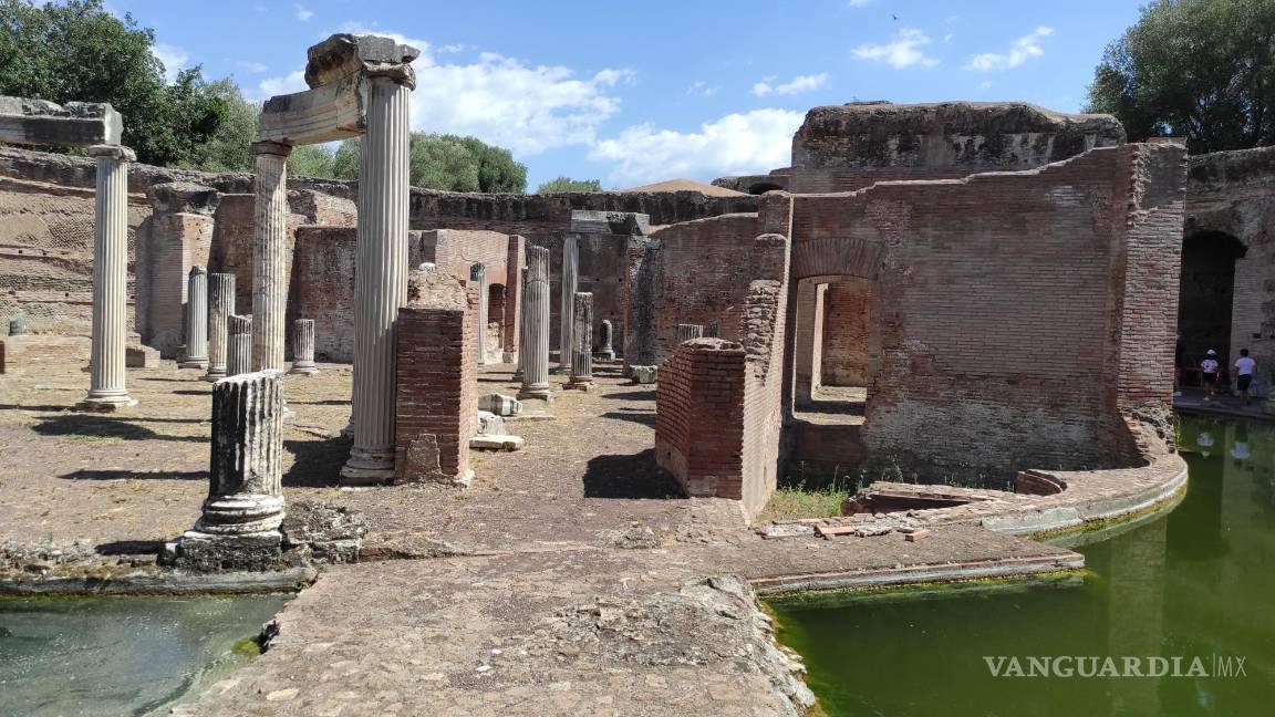 $!El llamado Teatro Marítimo de Villa Adriana, del complejo palaciego levantado a las afueras de Tívoli, cerca de Roma.
