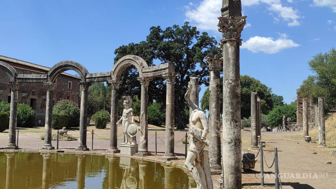 $!El emperador Adriano, enamorado de la Grecia Clásica llenó su famosa villa de estatuas, estanques y columnarios, templos en total más de 30 edificaciones.