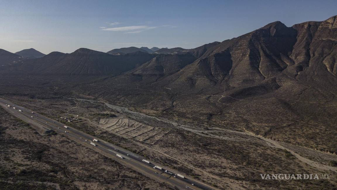 $!Vista actual de la carretera libre Saltillo-Monterrey.