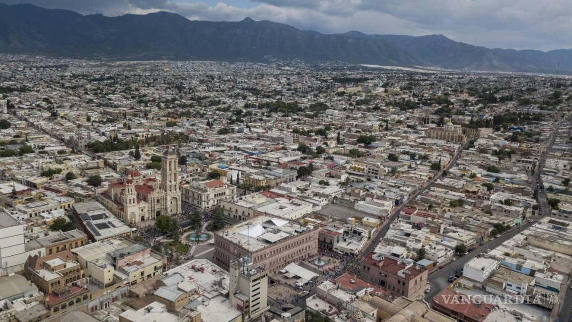 $!Vista aérea de la ciudad de Saltillo en 2022, en la Zona Centro.