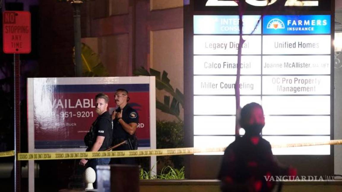 Reportan cuatro muertos por tiroteo en el condado de Orange, en California