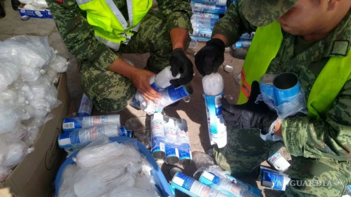 Aseguran en Sinaloa metanfetaminas con valor de 52 mdp