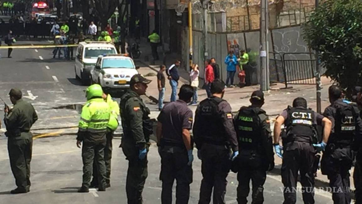 Una fuerte explosión en el centro de Bogotá deja al menos 10 heridos