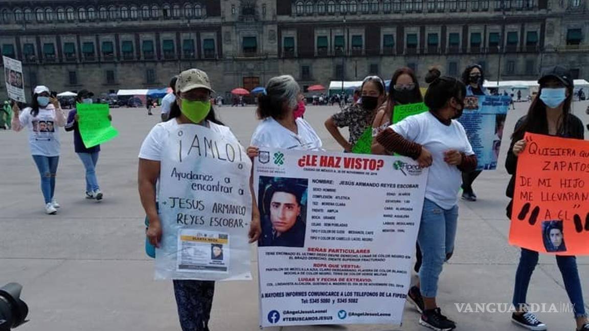 $!"Que AMLO cumpla su palabra", exigen familiares de desaparecidos