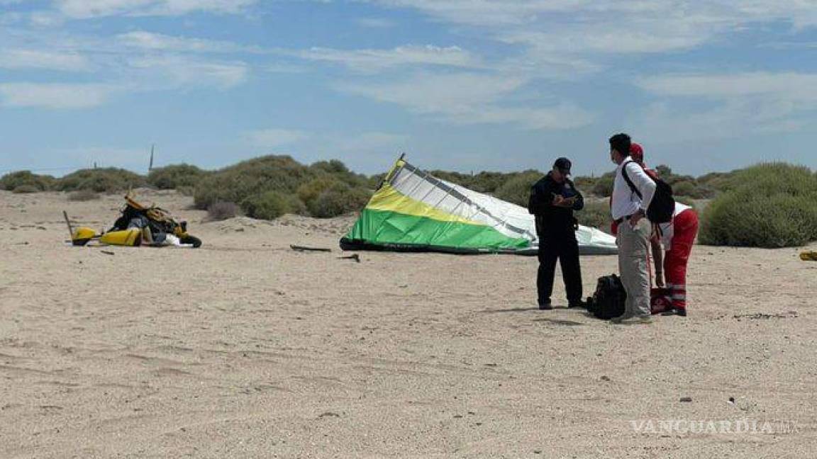 Mueren dos personas tras caer en avión ultraligero en Puerto Peñasco, Sonora