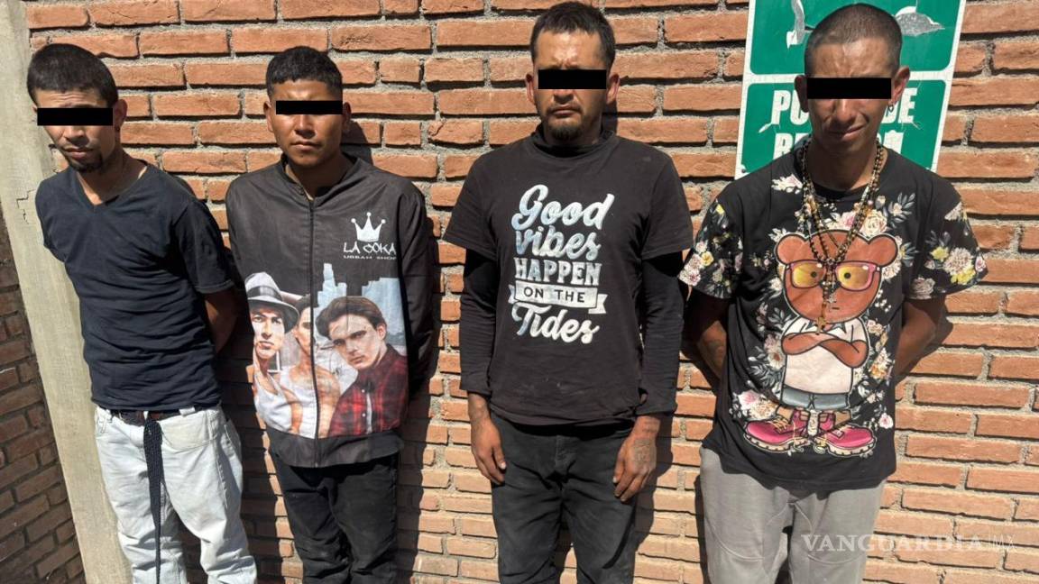 Detienen a banda de ladrones del oriente de Saltillo