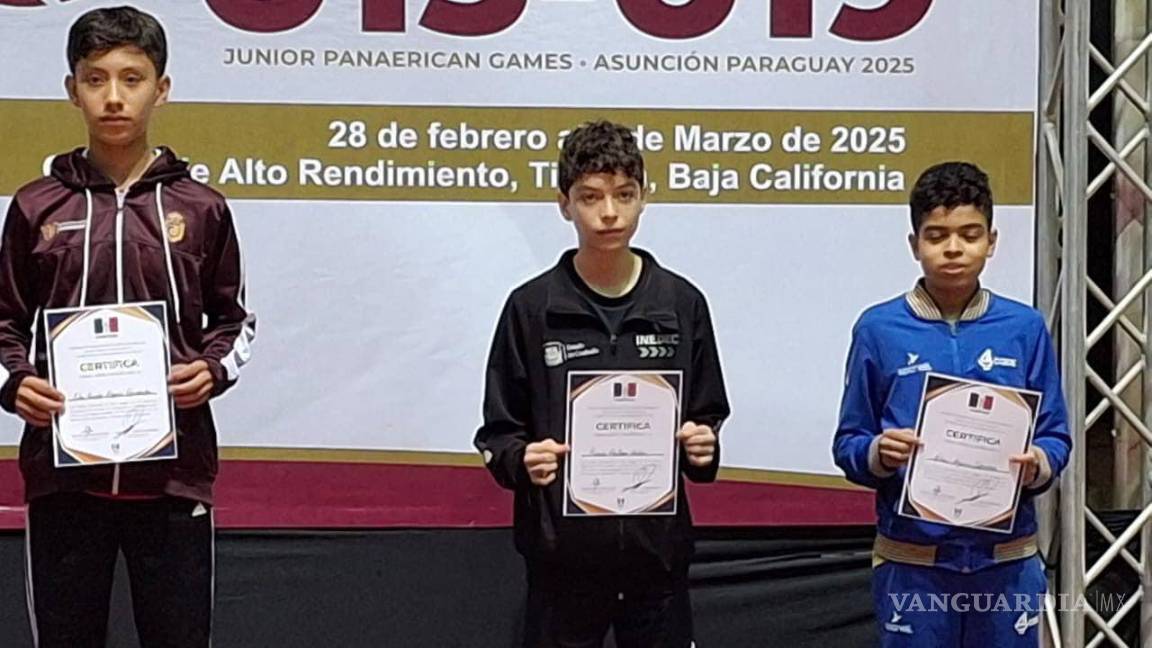 Saltillense Rocco Arellano se clasifica al Panamericano Juvenil de Tenis de Mesa