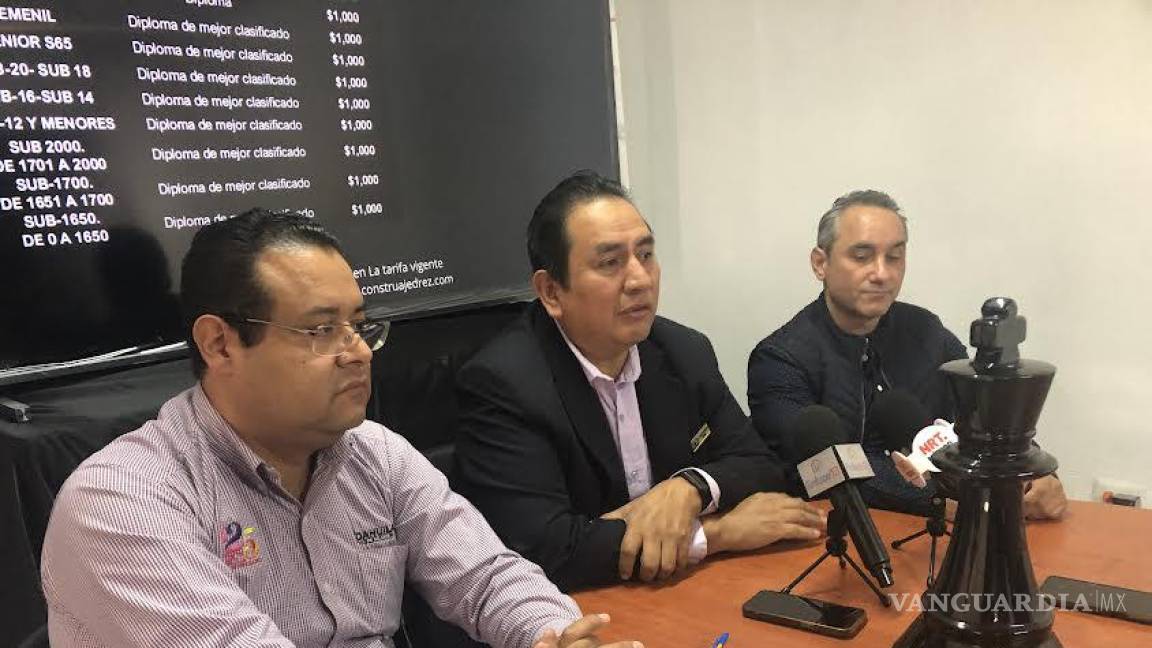 Jaque mate: realizarán Torneo de Ajedrez en Saltillo; esperan derrama económica de 350 mil pesos