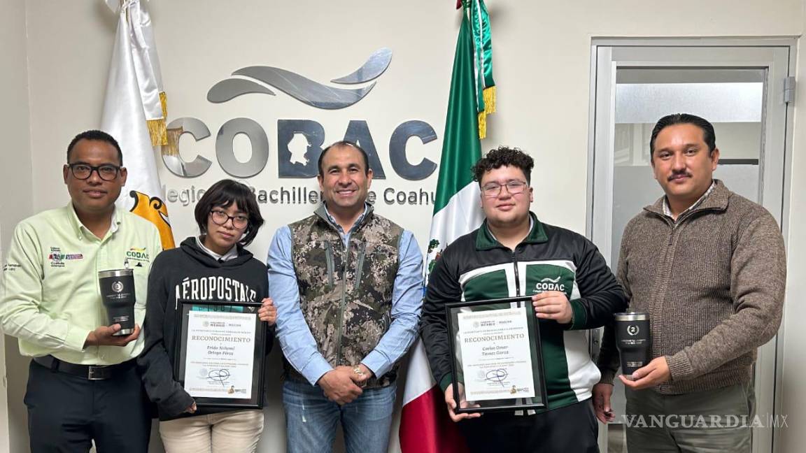 Alumnos del Colegio de Bachilleres de Coahuila ganan concurso nacional de la Semar