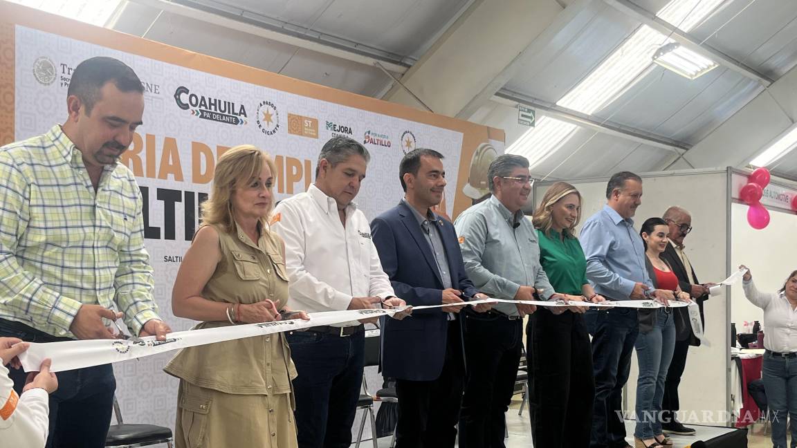 Realizan Feria de Empleo en Saltillo; ofertan más de mil vacantes de 45 empresas