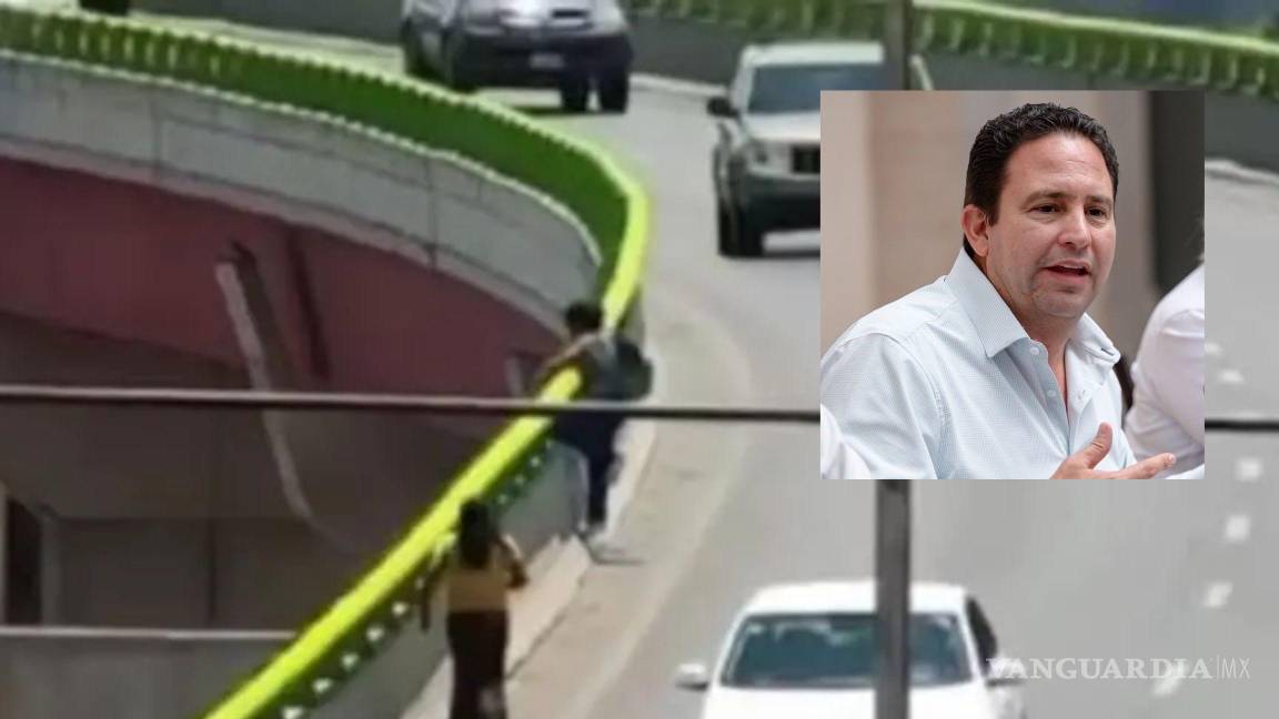 Saltillo: Busca Javier Díaz a mujer que rescató a otra en distribuidor vial