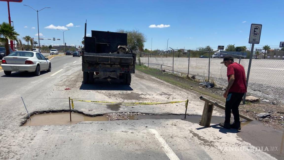 SIMV refuerza trabajo de bacheo posterior a las lluvias en Torreón