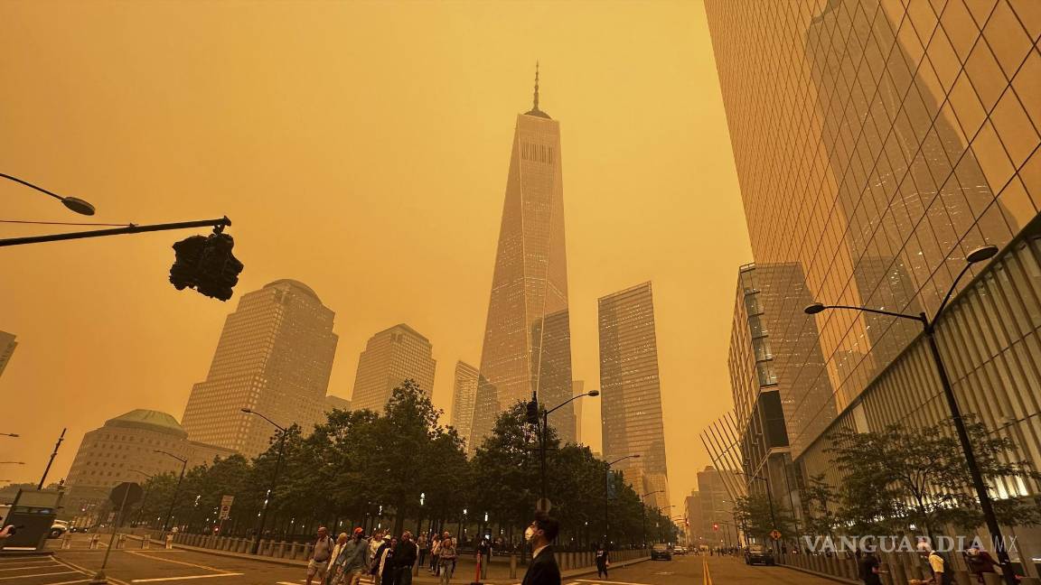 Seguirá asfixiando contaminación a NY y Canadá al menos este fin de semana
