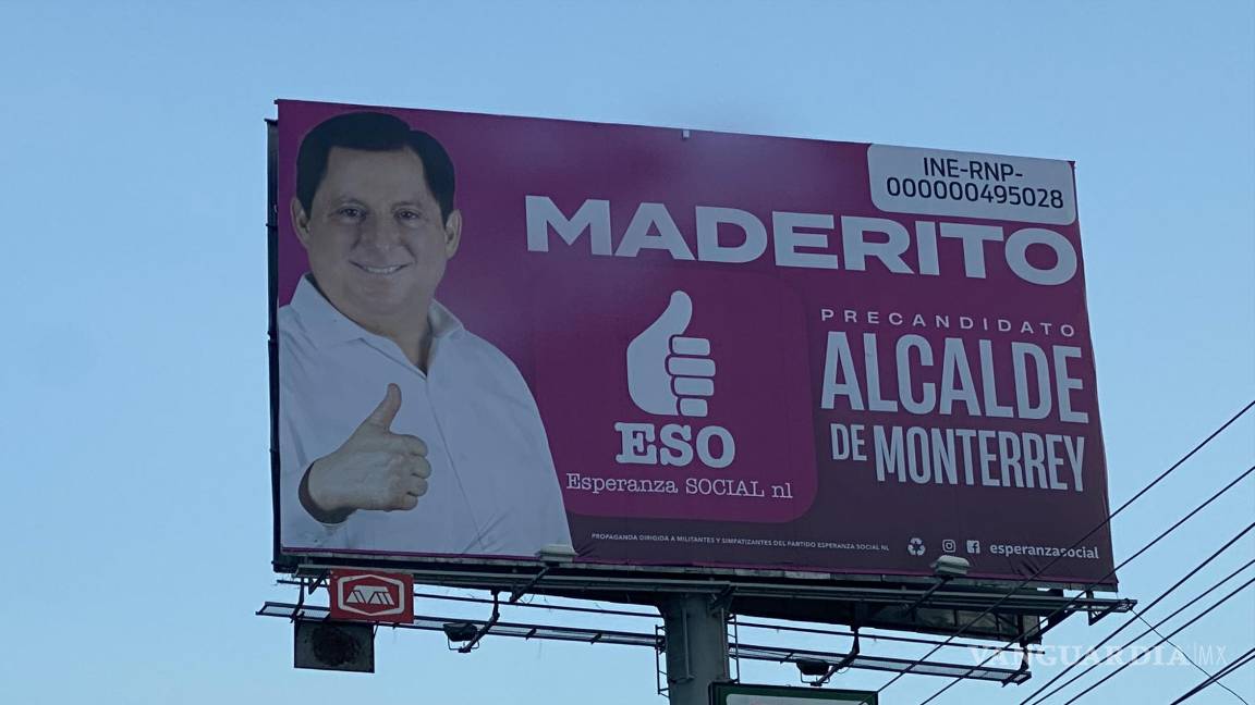 $!La precampaña de “Adalberto Madero” con la bandera de su nuevo partido.