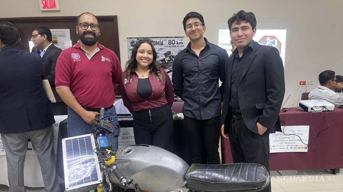 Estudiantes del Tec Saltillo crean motocicleta eléctrica; ganan premio a la Innovación y Desafío Pitch 2024