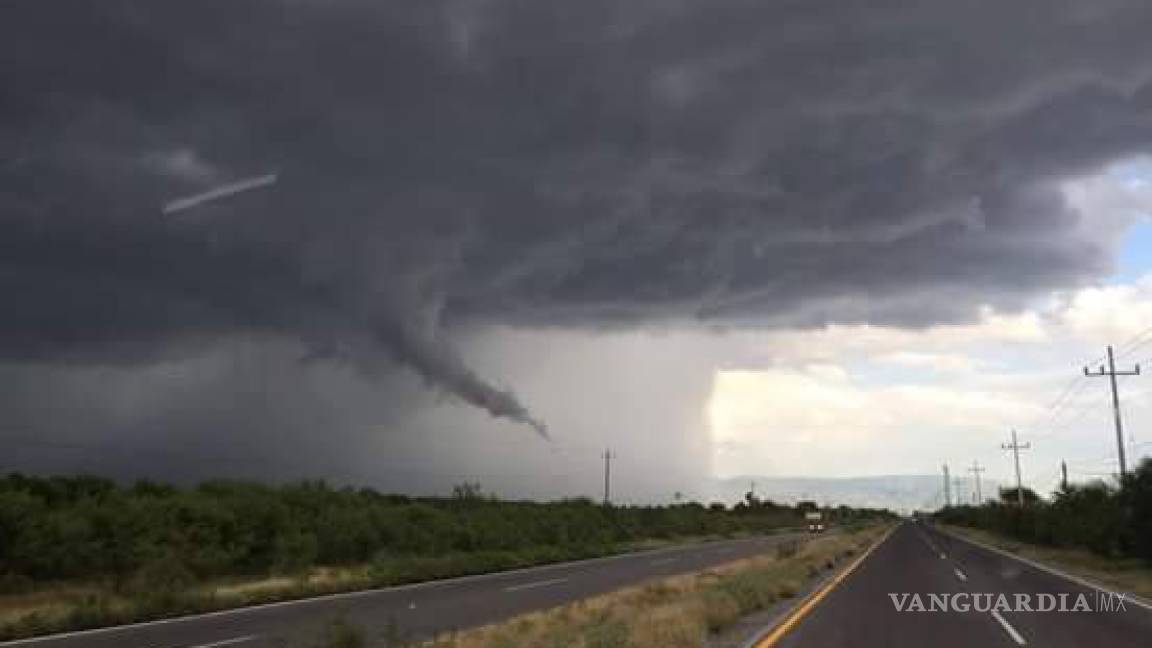 Se forma tornado en San Buenaventura, Coahuila