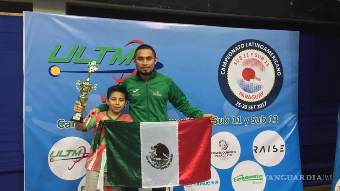 Saltillense logra tercer lugar en Latinoamericano de Tenis de Mesa
