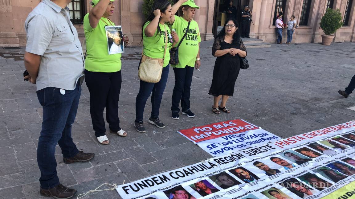 &quot;¿Dónde están?&quot;, preguntan madres de desaparecidos en Coahuila