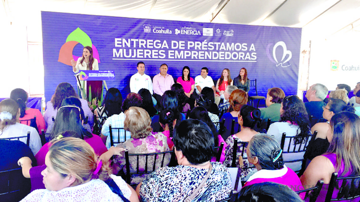 Otorgan 396 préstamos a mujeres emprendedoras en Coahuila