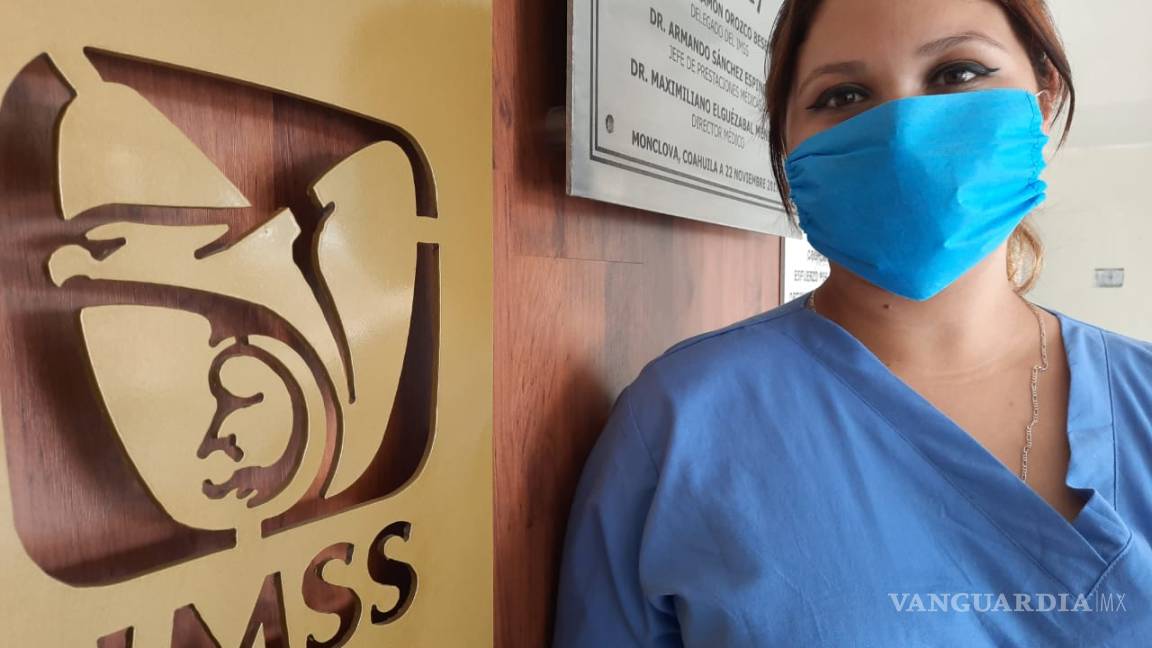 Enfermera de Monclova que fue contagiada de COVID-19 en la clínica 7 dona su plasma para salvar vidas